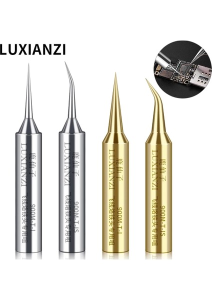 LXZ922006 Luxıanzı Havya Ucu Kurşunsuz Bakır Sinek Hattı Kaynak Ipuçları Hassas 0.3mm Kalay Havya Kafa Bga Tamir Araçları (Yurt Dışından)