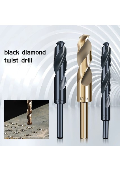 M35 Kobalt Bit 10MM Kobalt Büküm Uçları Düz Şaft Metal Matkap Uçları Mermer Ahşap Için Delik Delme Aracı Süper Sert Çelik 6/8/10/12/14/16/18/20/22/25MM (Yurt Dışından)