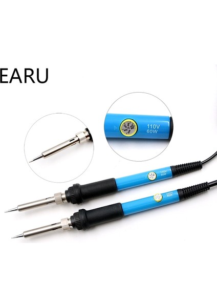 Sünger Ab Yeni Ayarlanabilir Sıcaklık Elektrikli Havya 220V 110V 60W Kaynak Lehim Rework Istasyonu Isı Kalem 5 Adet Ipuçları Onarım Aracı (Yurt Dışından) modelleri