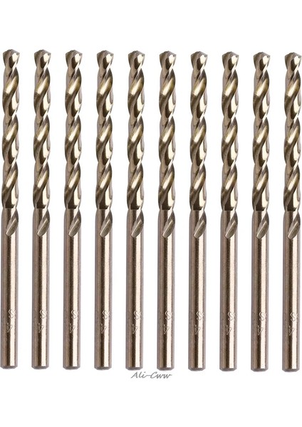 1.5mm 10 Adet 1-5mm M35 Yuvarlak Şaft Hss-Co Kobalt Büküm Matkap Spiral Matkap Ucu (Yurt Dışından)