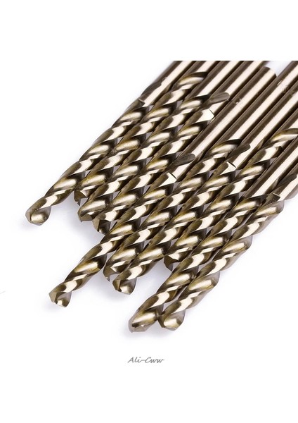 1.5mm 10 Adet 1-5mm M35 Yuvarlak Şaft Hss-Co Kobalt Büküm Matkap Spiral Matkap Ucu (Yurt Dışından)