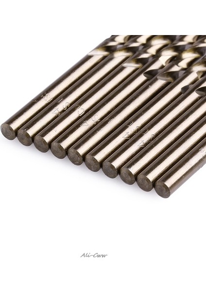 1.5mm 10 Adet 1-5mm M35 Yuvarlak Şaft Hss-Co Kobalt Büküm Matkap Spiral Matkap Ucu (Yurt Dışından)