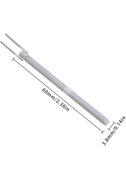 100W Kısa Tel 2pcs 1/2pcs Ayarlanabilir Sıcaklık Elektrikli Havya Isıtıcı 220V 80W 60W 100W Kısa /uzun Tel Seramik Dahili Isıtma Elemanı (Yurt Dışından)