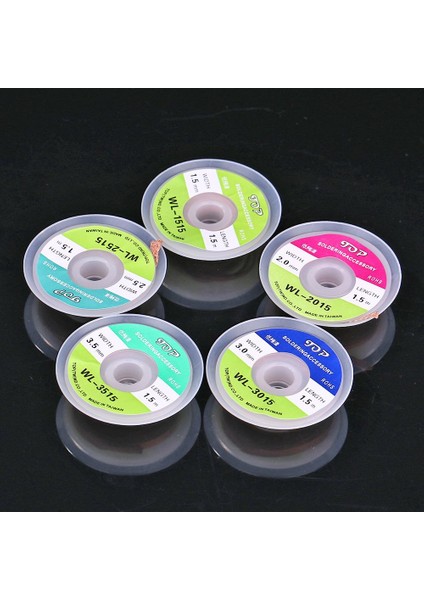 1 Adet 3.0mm 1.5m Lehim Sökücü Örgü Lehim Sökücü Fitil Düşük Kalıntı Kalay Şerit Tamir Araçları Doğru Maksimum Kalay Emme Kapasitesini Sağlayın (Yurt Dışından)