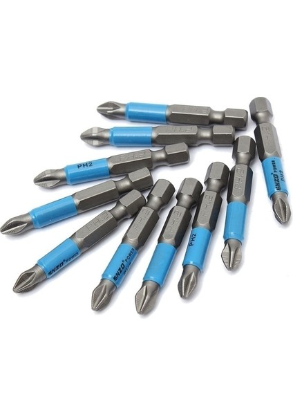 2 Adet 10/5/2 Adet Tornavida Uçları Seti 50MM Ph2 Kaymaz Manyetik 1/4 "hex Shank El Elektrikli Matkap Sürücü El Aksesuarları Uyar (Yurt Dışından)