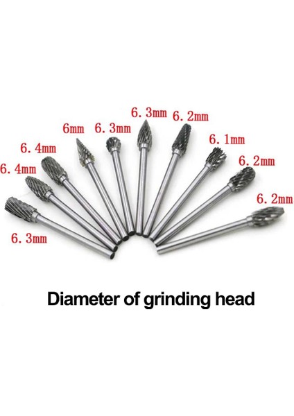 1 Pc Şekil C 1/8 "shank Tungsten Karbür Burs Matkap Uçları Metal Freze Kesici Karbür Elektrikli Döner Aletler Dremel Ağaç Işleme Aksesuarı (Yurt Dışından) fırsatları