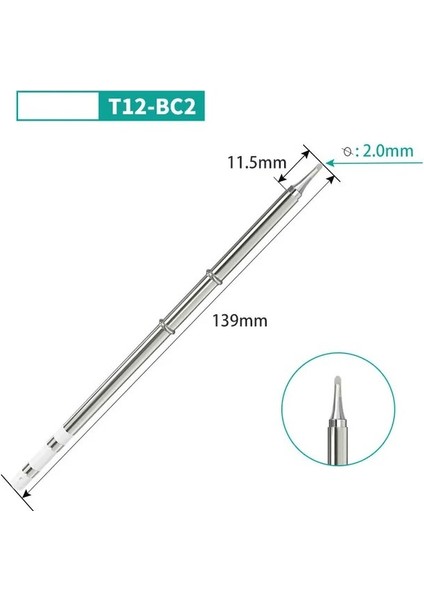 T12-BC2 Yeni Hakko FX951 Dıy Lehimleme Istasyonu Kitleri T12-I Bc2 Bc3 Ils J02 JL02 D24 T12 Serisi Havya Ipuçları Değiştirin (Yurt Dışından)