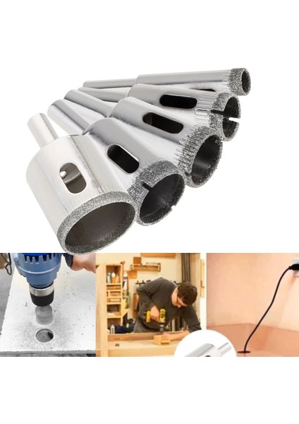 35MM 1 Adet Elmas Çekirdekli Delik Testere Matkap Ucu Kiti Aracı Ağaç Işleme Delik Açıcı Ahşap Fayans Cam Seramik 26MM 28MM 30MM 35MM 40MM 50MM (Yurt Dışından)