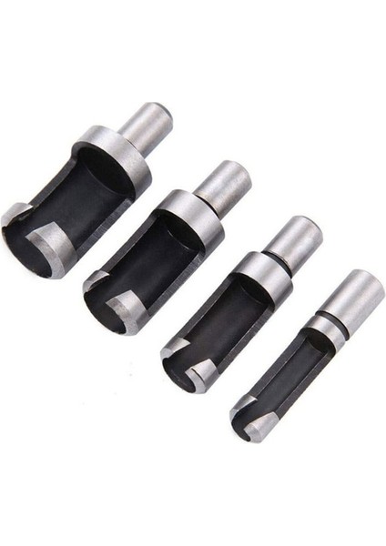 B 4 Parça Fiş Kesici Matkap Ucu Seti Ağaç Işleme Pah Matkap Uçları Taşınabilir (Yurt Dışından)