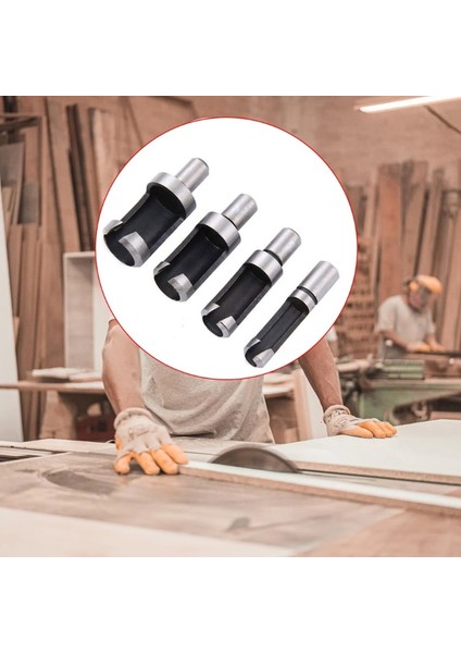 B 4 Parça Fiş Kesici Matkap Ucu Seti Ağaç Işleme Pah Matkap Uçları Taşınabilir (Yurt Dışından) fiyatları