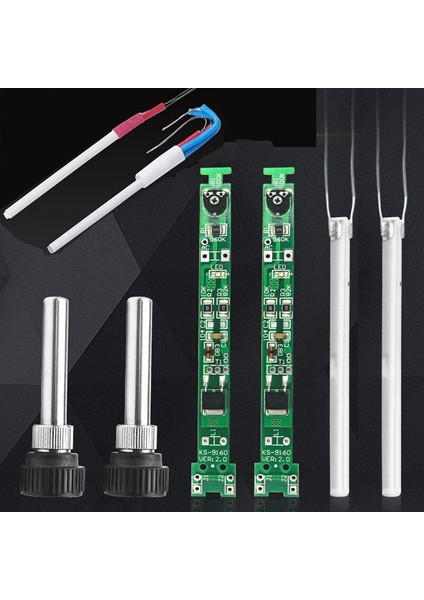 110V Seramik Isıtma Ayarlanabilir Sıcaklık Elektrikli Havya Isıtıcı 220V 110V 60W Seramik Dahili Isıtma Elemanı 806 Lehim Için (Yurt Dışından) fiyatları