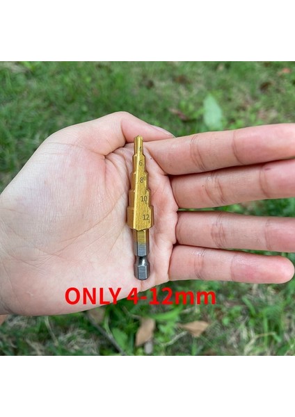 SIZE1-4-12MM Hss 4241 Kobalt Çoklu Delik 50 Boyutları Adım Matkap Ucu Seti Araçları Alüminyum Kasa Metal Ahşap Için Metal Delme Aracı Adım Koni Matkap (Yurt Dışından)