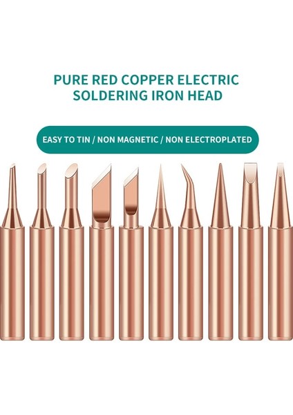 1 ADET-900M-T-I 10/1 Adet Saf Bakır Havya Ucu I+B+K+2.4d+3c Lehimleme Istasyonu Lehim Demir Kaynak Ucu Kafa Üst Sting Bga Kurşunsuz Aracı (Yurt Dışından) modelleri