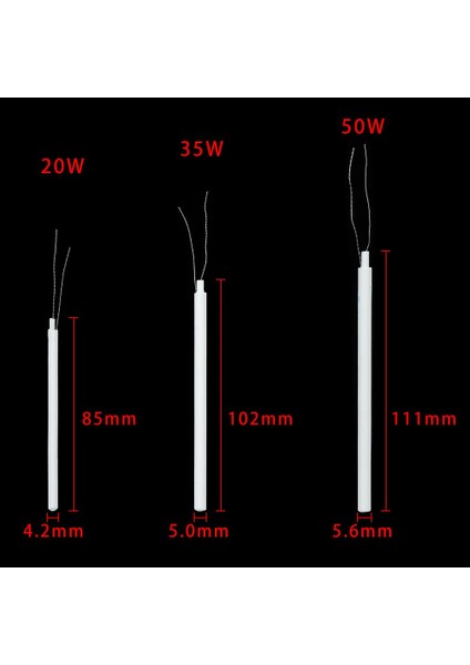 1PC-20W 1pc Seramik Çekirdek Elektrikli Isıtıcı Havya Isıtma Elemanı Ayarlanabilir Sıcaklık Lehim Dahili Adaptör Araçları 20W 35W 50W (Yurt Dışından) modelleri