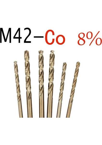 Kobalt 3.4mm 1pc Hss M42 Kobalt Büküm Matkap Ucu 1mm -13MM Sertleştirilmiş Çelik, Dökme Demir Paslanmaz Çelik Üzerinde Delme Için Kullanılır (Yurt Dışından)