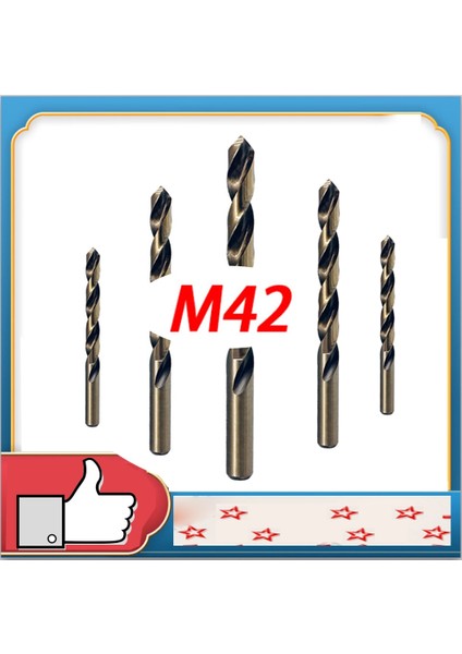 Kobalt 3.4mm 1pc Hss M42 Kobalt Büküm Matkap Ucu 1mm -13MM Sertleştirilmiş Çelik, Dökme Demir Paslanmaz Çelik Üzerinde Delme Için Kullanılır (Yurt Dışından) fiyatları