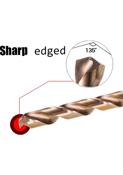 Kobalt 3.4mm 1pc Hss M42 Kobalt Büküm Matkap Ucu 1mm -13MM Sertleştirilmiş Çelik, Dökme Demir Paslanmaz Çelik Üzerinde Delme Için Kullanılır (Yurt Dışından) fırsatları