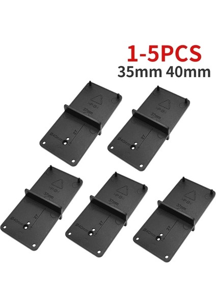 Siyah 35MM 40MM 2 Adet 1-5 Adet 26MM 35MM Menteşe Deliği Delme Kılavuzu 35MM 40MM Menteşe Kurulum Jig Kapı Dolap Menteşe Deliği Bulucu Ağaç Işleme Aleti (Yurt Dışından)