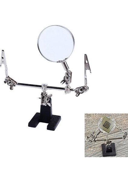 Stil 1 Üçüncü El Havya Standı Kelepçe Yardım Eller Klip Aracı Pcb Tutucu Elektrik Devreleri Hobi Bold Plus Sabit Versiyon (Yurt Dışından)