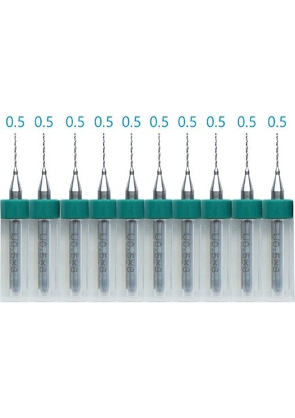 0.5mm Rastgele Renk 10 Adet/takım 0.3-1.2mm 0.1-1.0mm Pcb Baskı Devre Karbür Mini Matkap Ucu Tungsten Çelik Cnc Mikro Matkap Uçları Makine Ucu (Yurt Dışından)