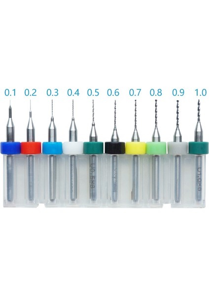 0.5mm Rastgele Renk 10 Adet/takım 0.3-1.2mm 0.1-1.0mm Pcb Baskı Devre Karbür Mini Matkap Ucu Tungsten Çelik Cnc Mikro Matkap Uçları Makine Ucu (Yurt Dışından) modelleri