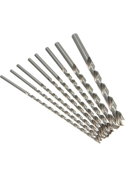 5.2X200MM 2mm/3mm/4mm/5mm/6mm/7mm/8mm Uzunluk 200MM Ekstra Uzun Hss Düz Şaftlı Matkap Ucu Ahşap Alüminyum ve Plastik Uzatılmış Büküm Matkap (Yurt Dışından) fiyatları
