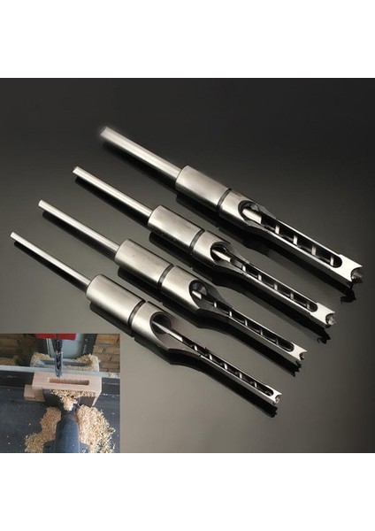 11MM Hss Büküm Matkap Uçları Ağaç Işleme Araçları Büküm Kare Delik Matkap Uçları Burgu Ortising Keski Matkap Seti Kare Delik 6.0mm ~ 16MM (Yurt Dışından)