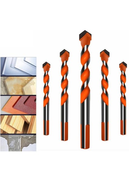 6mm 3/4/5/6/7/8/10/12MM Matkap Ucu Çok Fonksiyonlu Üçgen Matkap Uçları Seramik Karo Beton Cam Mermer Metal Ahşap Delik Açıcı (Yurt Dışından) fiyatları