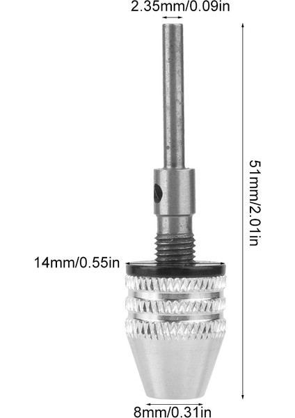 0.3-3.4mm 0.3-3.6/3.4/6.5mm Anahtarsız Matkap Chuck Elektrikli Matkap Uçları Adaptörü Motor Mili Chuck 1/4 "hex Shank Hızlı Değişim Adapterconverter (Yurt Dışından) modelleri
