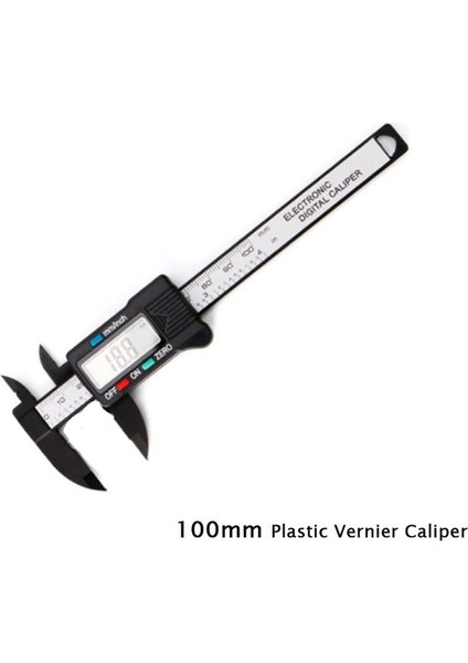 4 Inç Onnfang 4 "6" 0-150MM Elektronik Dijital Sürmeli Kumpas Karbon Fiber Sürmeli Dijital Cetvel Mikrometre Ölçme Aracı Ölçer (Yurt Dışından)