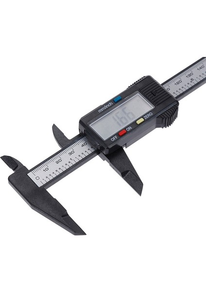 4 Inç Onnfang 4 "6" 0-150MM Elektronik Dijital Sürmeli Kumpas Karbon Fiber Sürmeli Dijital Cetvel Mikrometre Ölçme Aracı Ölçer (Yurt Dışından)