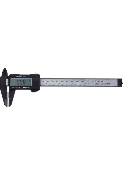4 Inç Onnfang 4 "6" 0-150MM Elektronik Dijital Sürmeli Kumpas Karbon Fiber Sürmeli Dijital Cetvel Mikrometre Ölçme Aracı Ölçer (Yurt Dışından)