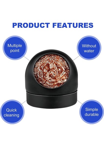 Kutu Yok Lehim Sökme Temizleme Topu Havya Örgü Filtre Temizleme Memesi Ucu Bakır Tel Temizleme Topu Metal Cüruf Kutusu Temizleme Topu (Yurt Dışından) indirimleri