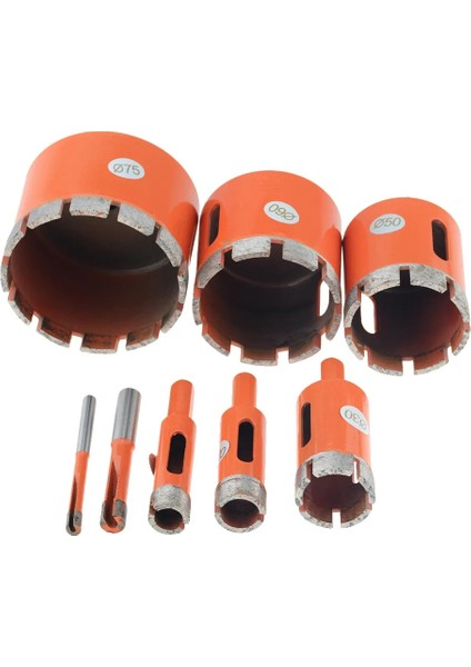 12MM 1 Adet Turuncu 6-100MM 8mm Mermer Açacağı Elmas Karot Ucu Delik Testere Matkap Ucu Mermer Granit Tuğla Kiremit Seramik Beton Sondaj (Yurt Dışından)