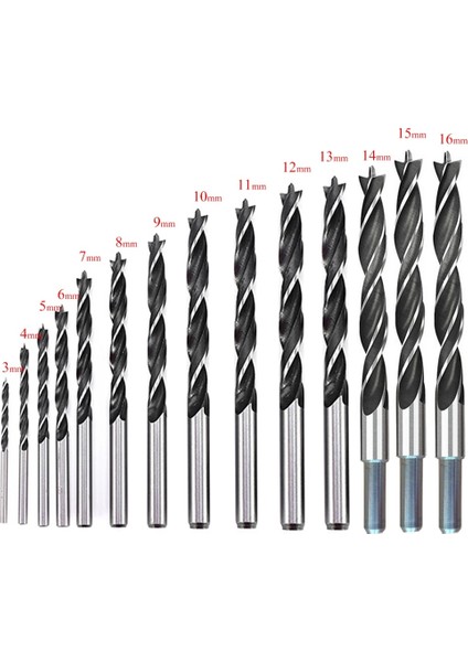 7mm Yeni Varış 1 Adet 3 Flüt Ahşap Matkap Uçları 3-16MM Ağaç Işleme Için Metal Elektrikli El Aletleri Ahşap Sondaj Yüksek Kaliteli Bükülmüş Matkap (Yurt Dışından)