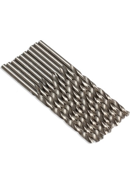 Gümüş 4mm 10 Adet/takım Metal Matkap Ucu 3mm Yüksek Hız Çelik Mikro Hss Büküm Sondaj Burgu Ucu Elektrikli Matkap Aracı Aksesuarı El Aletleri (Yurt Dışından)