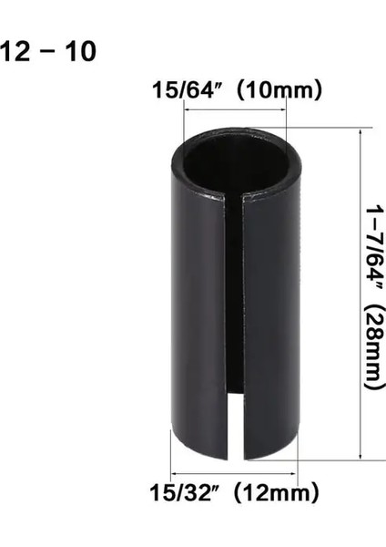 12 - 10 1 Adet Cnc Yönlendirici Bit Yüksek Hassasiyetli Adaptör Pens Freze Kesicisi Aracı Adaptörleri Tutucu 6mm 6.35MM 7mm 8mm 9.5mm 10MM 12MM 12.7mm (Yurt Dışından)