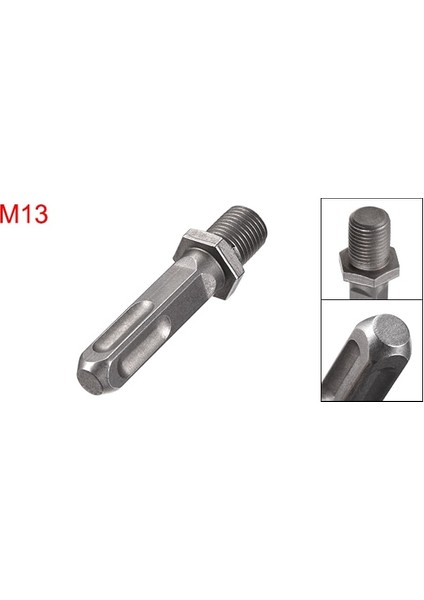 1 Adet 64X17MM Uxcell Yeni 1 Adet/3 Adet Sds Plus - 3/8 Inç 1/2 Inç Konu Anahtarsız Hızlı Değişim Matkap Chuck Adaptörü Hex Shank Darbeli Matkap Için (Yurt Dışından)