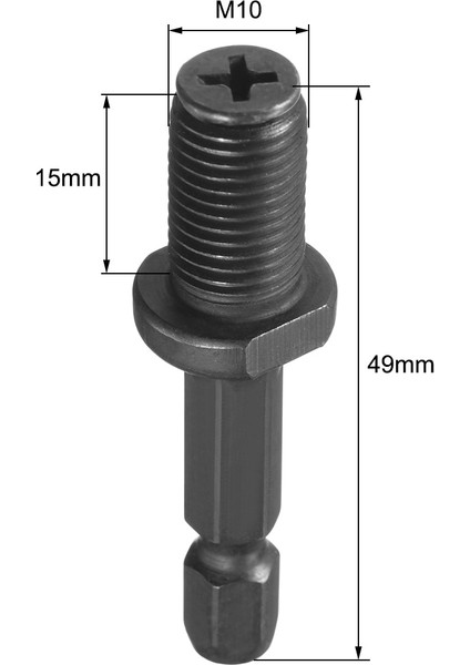 1 Adet 64X17MM Uxcell Yeni 1 Adet/3 Adet Sds Plus - 3/8 Inç 1/2 Inç Konu Anahtarsız Hızlı Değişim Matkap Chuck Adaptörü Hex Shank Darbeli Matkap Için (Yurt Dışından) modelleri