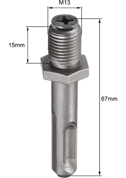1 Adet 64X17MM Uxcell Yeni 1 Adet/3 Adet Sds Plus - 3/8 Inç 1/2 Inç Konu Anahtarsız Hızlı Değişim Matkap Chuck Adaptörü Hex Shank Darbeli Matkap Için (Yurt Dışından) indirimleri