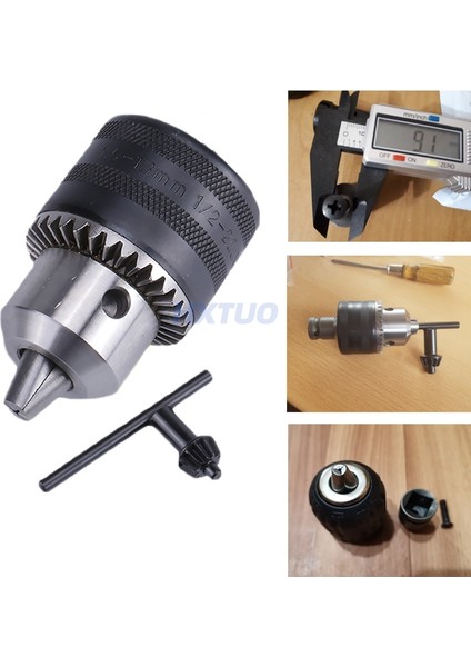 24 Unf 0.8-10MM-E Matkap Aynası Matkap Aynası Adaptörü Darbeli Anahtarı Elektrikli Matkap'a Dönüştürün - 1/2"-20UNF 3/8"-24UNF Dişli 3 Çeneli Ayna (Yurt Dışından) fırsatları