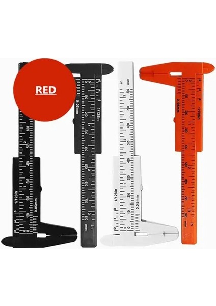 80MM Kırmızı 150MM Sürmeli Kumpas Diyafram Derinlik Çapı Dıy Ölçü Aracı Mini Sürgülü Göstergeler Cetvel Mikrometre Ölçüm Aletleri Araçları (Yurt Dışından)