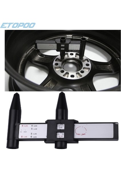 Bej 1 Adet Tekerlek Pcd Göstergesi Pcd Kumpas Cetveli Jant Tekerlek 4,5,6,8 Cıvata Daire Göstergesi Bijon Cıvatası Desen Aracı 100MM Pcd Ölçü Aracı (Yurt Dışından) fırsatları