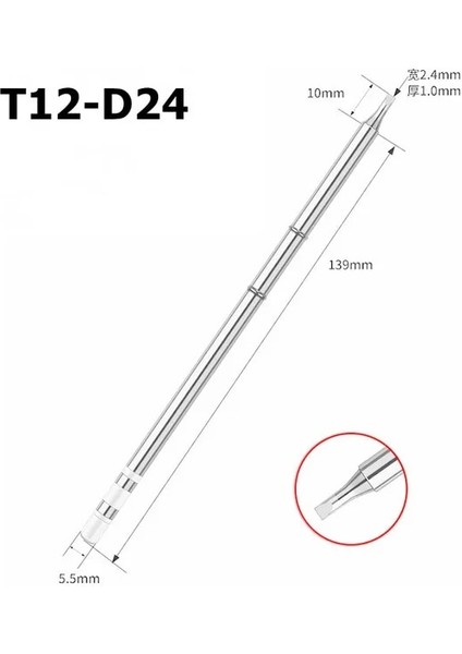 T12-D24 T12 Havya Havya Ipuçlarıжало Для Паяльника Hakko FX951 Stc ve STM32 OLED Havya Istasyonu Elektrikli Havya (Yurt Dışından)
