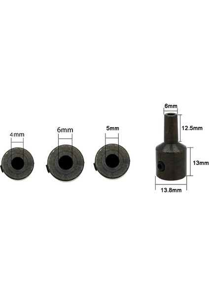 Büküm Matkap 10 Adet Matkap Chuck Adaptörü Çelik Matkap Kelepçesi Chuck Kaplin Bağlayıcı Kol Biyel 4mm 5mm 6mm 8mm Motor Şaft Matkap Chuck (Yurt Dışından)