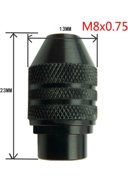 1 Adet 0.3-3.2mm Elektrikli Taşlama Değirmeni 3 Çeneli Ayna M8 * 0.75MM Paslanmaya Dayanıklı Döner Elektrikli Alet Aksesuarları (Yurt Dışından)
