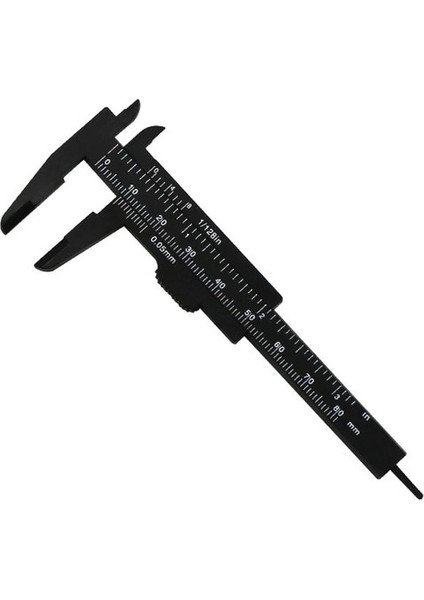 80MM Siyah Dıy Ölçü Aracı Ağaç Işleme Metal Işleme Sıhhi Tesisat Modeli Yapımı 80MM 150MM Sürmeli Kumpas Diyafram Derinlik Çapı Ölçü Aracı (Yurt Dışından)