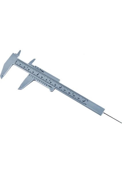 Taşınabilir Çift Ölçekli 150 mm Plastik Kaş Ölçme Sürmeli Kumpas Kaliper Cetvel Plastik Kalıcı Makyaj Ölçüm Araçları (Yurt Dışından)