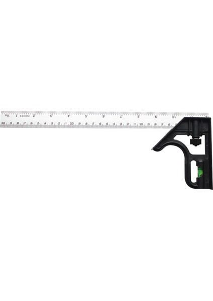 12 Inç Ayarlanabilir Kombinasyon Kare/dik Açı Cetvel 45/90 Derece Kabarcık Seviye Ölçer ile Ağaç Işleme Için Ölçme Aletleri (Yurt Dışından)