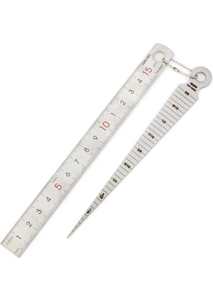 1-15MM Set Kama Feeler Ölçer Paslanmaz Çelik Çift Taraflı Metrik Inç Boşluk Cetvel Açıklık Cetvel Vana Boşluğu Iç Çap Ölçüm Araçları (Yurt Dışından)